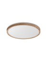View MDC sufitowa OSONA drewniany naturalny LED 26+6W Ø32 CCT 3000-4000-5000K (przód), tył 3000K (zmienna moc) 589805502