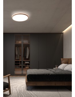 MDC Lampa sufitowa OSONA drewniany naturalny LED 26+6W Ø32 CCT 3000-4000-5000K (przód), tył wyłącznie wyłącznie 3000K (zm - product 2