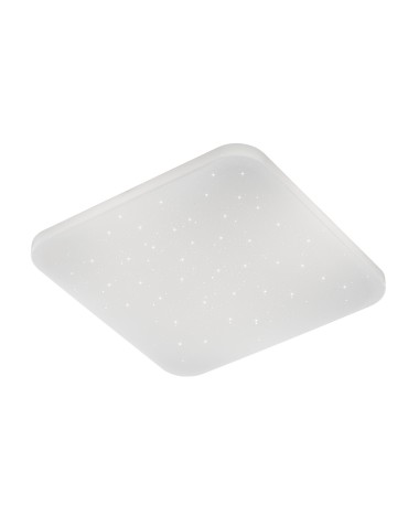 MDC Plafon ERAS LED 45W 4000K 43x43cm biały z gwiazdami 575747072