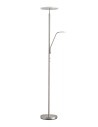 View MDC Lampa podłogowa VEGA chrom matowy 40W+5W 3000K ściemniacz z włącznikiem 580873502