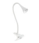 MDC Lampa stołowa CALA CLIP biały LED 3.5W 4000K ruchoma z uchwytem do blatu 575148001