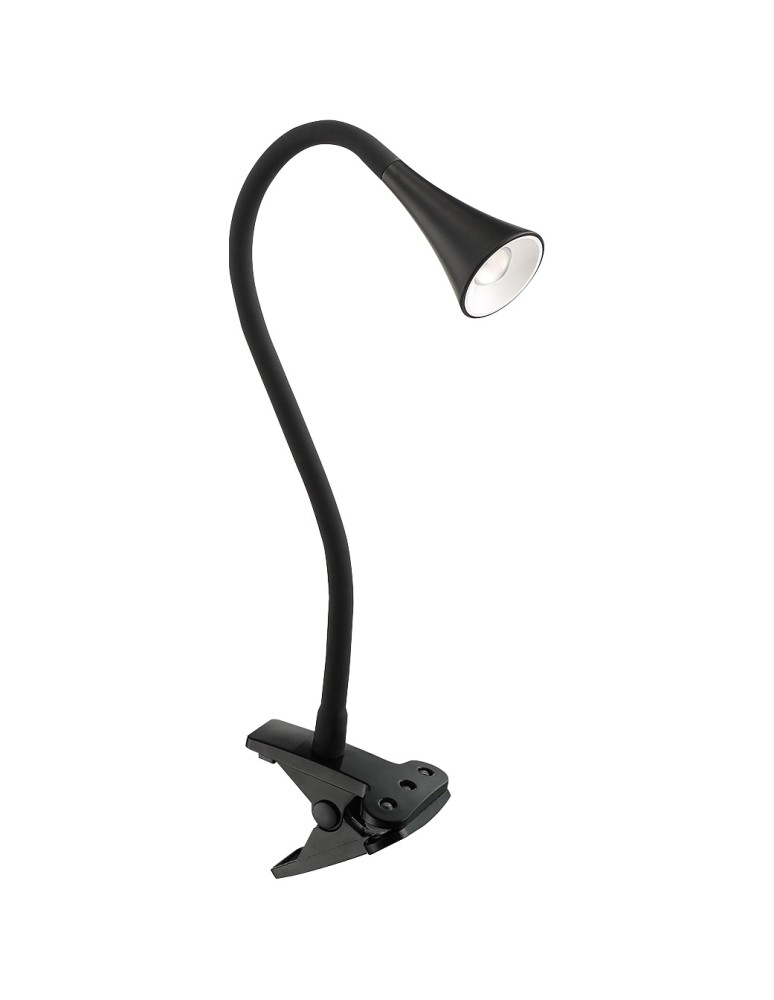 MDC Lampa stołowa CALA CLIP czarny LED 3.5W 4000K ruchoma z uchwytem do blatu 575149001