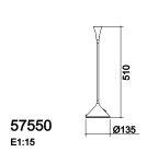 MDC Lampa stołowa CALA czarny LED 3.5W 4000K ruchoma 575509001