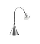 MDC Lampa stołowa GLOBE srebrny LED 3,2W 3000K 240lm, giętka 568193044