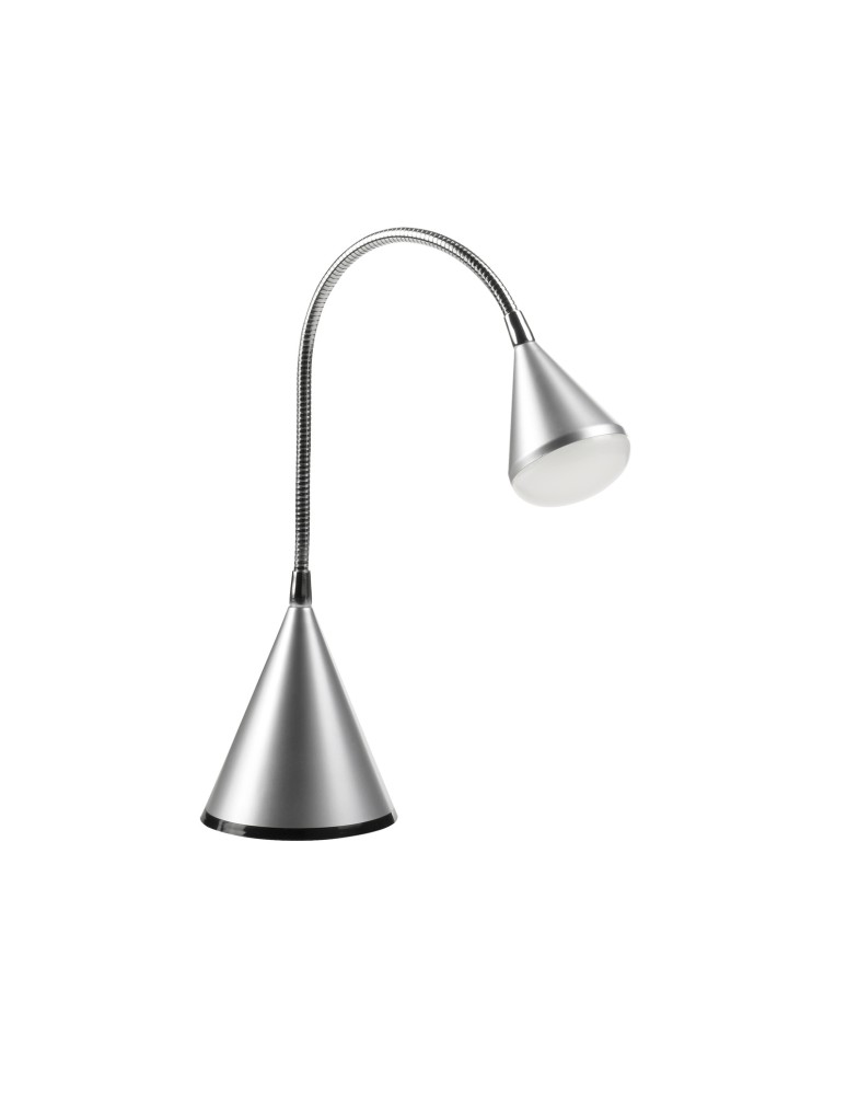MDC Lampa stołowa GLOBE srebrny LED 3,2W 3000K 240lm, giętka 568193044