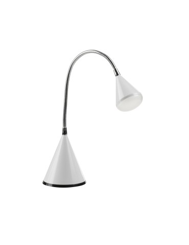 MDC Lampa stołowa GLOBE biały LED 3,2W 3000K 240lm, giętka 568193045