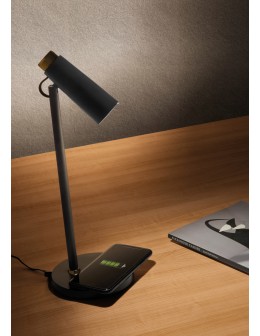 MDC Lampa stołowa MICRO 5W czarny, zmienna barwa 3000K-5500K, ładowarka indukcyjna, ściemnianie 3 stopniowe 578619102 - produkt 2