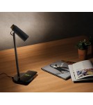 MDC Lampa stołowa MICRO 5W czarny, zmienna barwa 3000K-5500K, ładowarka indukcyjna, ściemnianie 3 stopniowe 578619102