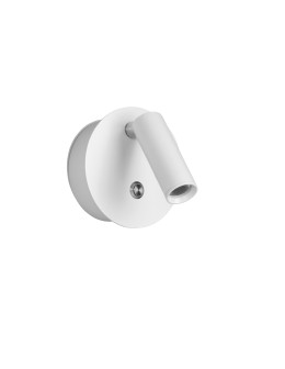 MDC Lampa ścienna FOCUS biały 3W 3000K akumulatorowa, ładowana USB C, mocowanie magnetyczne 588778102