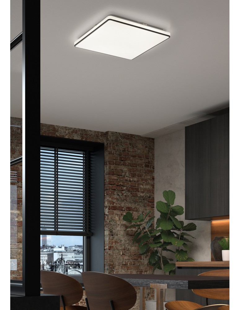 MDC Lampa sufitowa CORA czarny 36W 37x37 4000K 3300lm 588869102