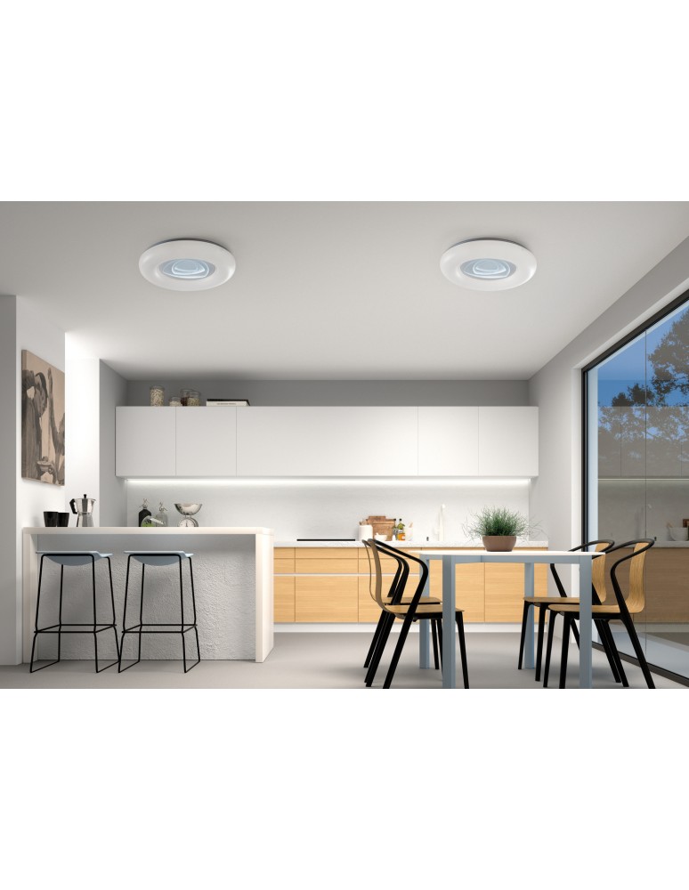 MDC Lampa sufitowa NIKO biały LED 50W 4500lm ø48cm CCT 3000-5700K, pilot, timer, tryb nocny, ściemnianie 579086802