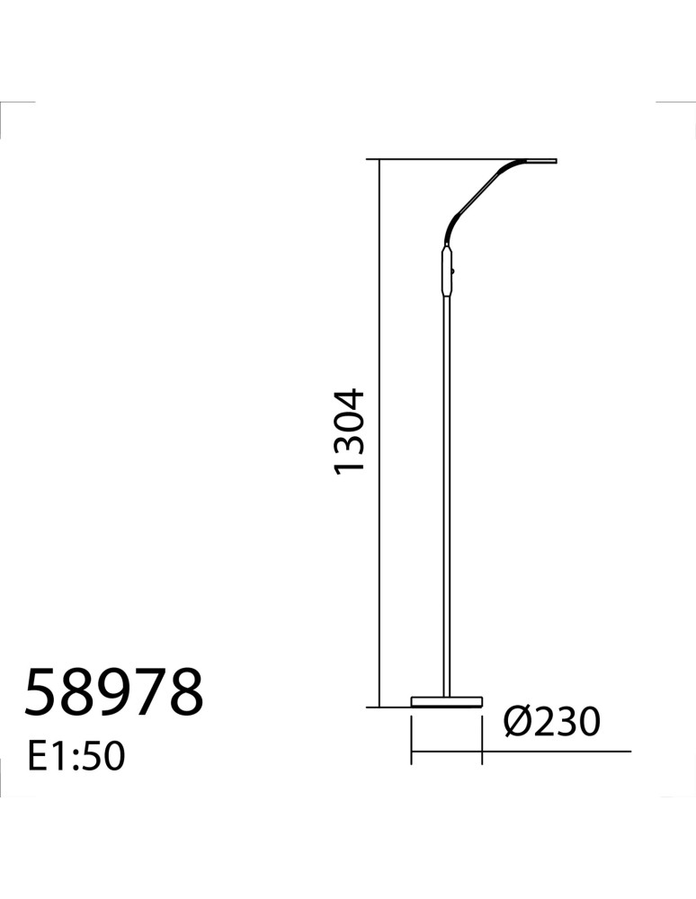 MDC Lampa podłogowa ARO R mosiądz antyczny LED 7W CCT 2700K-3500K-4000K, ściemnianie 589784302