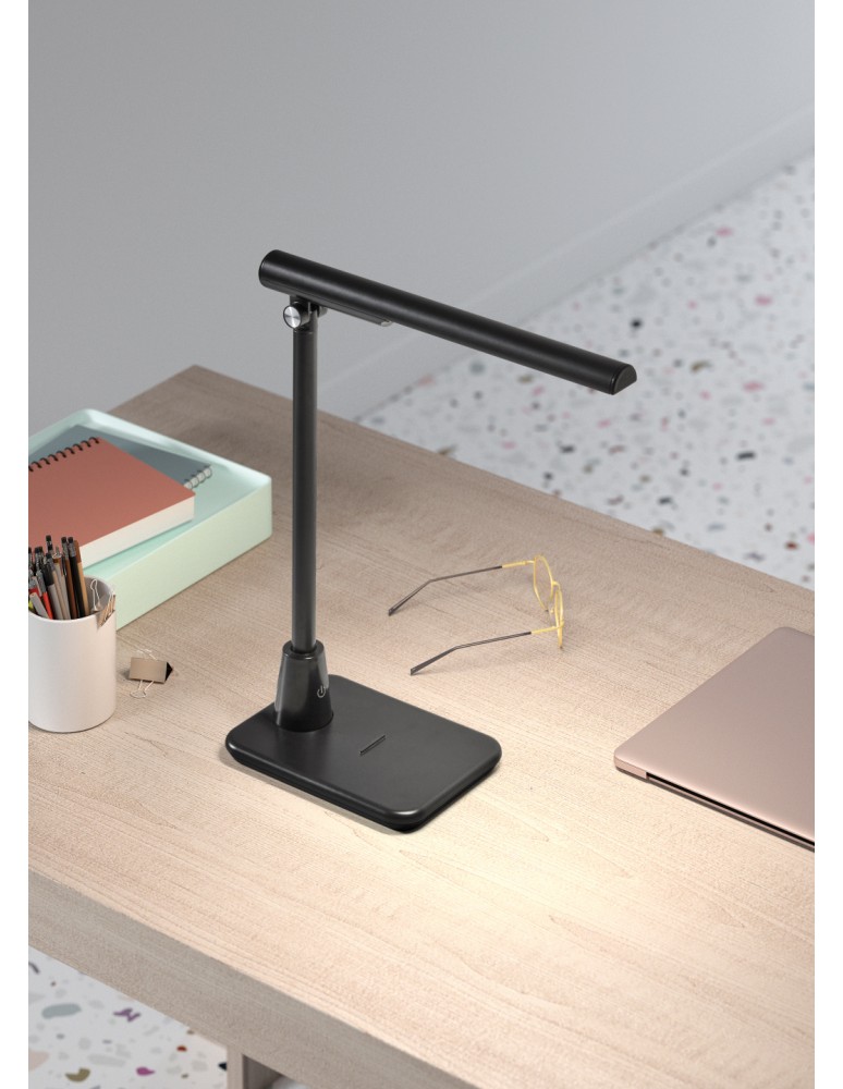 MDC Lampa stołowa ARAN szary LED 6W 530lm 4000K ściemnianie 3 stopniowe 577343002