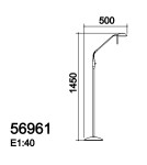 MDC Lampa podłogowa DYLE chrom matowy LED 6W 3000K 500lm 569613525