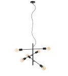 MDC Lampa wisząca ATENEA czarny 6xE27 576599121