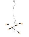 MDC Lampa wisząca ATENEA czarny 6xE27 576599121