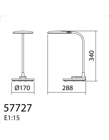 MDC Lampa stołowa ANNA biały 10W CCT 2700-6000K ściemnianie 577278102 - product 2