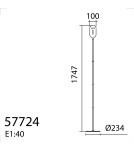 MDC Lampa podłogowa ROBIN biały 10W 620lm CCT zmienna barwa, ściemniacz 577248102
