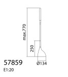 MDC Lampa stołowa ROBIN biały 10W 750lm 4000K ściemniacz 3 stopniowy 578598102