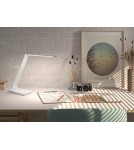 MDC Lampa stołowa SUSI biały 10W CCT 3000-6500K sterowanie dotykowe, ściemnianie, ładowarka indukcyjna i USB 579808102
