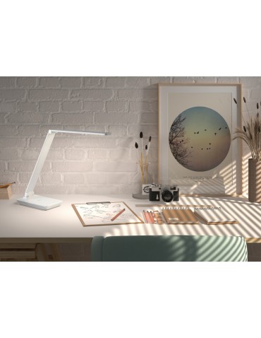 MDC Lampa stołowa SUSI biały 10W CCT 3000-6500K sterowanie dotykowe, ściemnianie, ładowarka indukcyjna i USB 579808102 - product 2