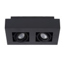 Ceiling luminaires for replaceable light source - Lucide XIRAX Ceiling 2xGU10 black 09119/11/30 - product 10