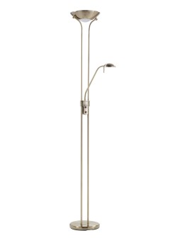 MDC Lampa podłogowa DINA mosiądz antyczny LED 3000K 18W+5W ściemniana 575244420