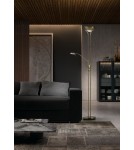 MDC Lampa podłogowa DINA mosiądz antyczny LED 3000K 18W+5W ściemniana 575244420