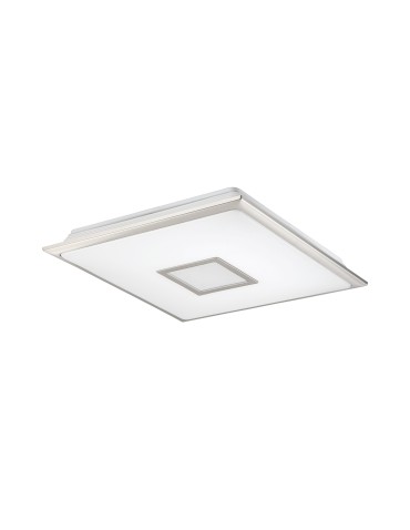 MDC Lampa sufitowa NILA 47x47cm LED 40W 3000-6000K z pilotem (biały z gwiazdami, chrom matowy) 573693503