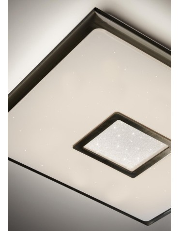 MDC Lampa sufitowa NILA 47x47cm LED 40W 3000-6000K z pilotem (biały z gwiazdami, chrom matowy) 573693503 - product 2