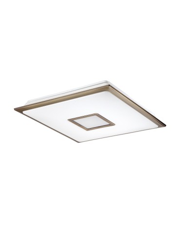 MDC Lampa sufitowa NILA 47x47cm LED 40W 3000-6000K z pilotem (biały z gwiazdami, brązowy) 573694303