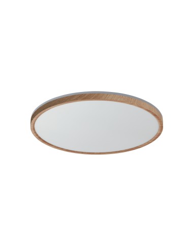 MDC Lampa sufitowa OSONA drewniany naturalny LED 32W+8W Ø40 CCT 3000-4000-5000K (przód), tył 3000K (zmienna moc) 589815502