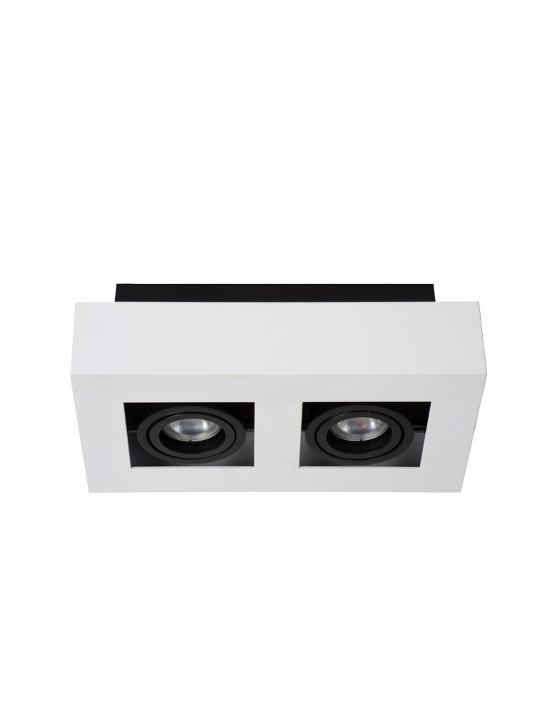 Ceiling luminaires for replaceable light source - Lucide XIRAX Ceiling 2xGU10 white black 09119/11/31 - product kolory-swiatla.pl 9