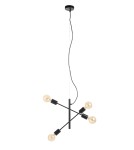 MDC Lampa wisząca ATENEA czarny 4xE27 576589121