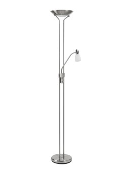 MDC Lampa podłogowa DORÍS 2xE27+1xE14 chrom matowy 567723526