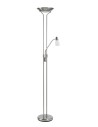 View MDC Lampa podłogowa DORÍS 2xE27+1xE14 chrom matowy 567723526