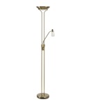 MDC Lampa podłogowa DORÍS 2xE27+1xE14 mosiądz antyczny 567724426
