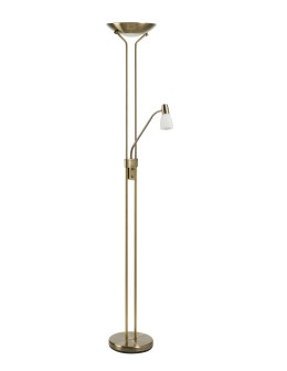 MDC Lampa podłogowa DORÍS 2xE27+1xE14 mosiądz antyczny 567724426