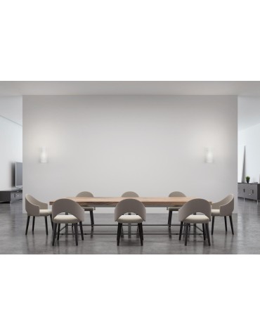 MDC Lampa ścienna BARR szkło piaskowane białe 2xE14 573666701 - product 2