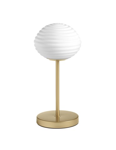 MDC Lampa stołowa CIAO mosiądz mat 1XE27 Ø18 588916101