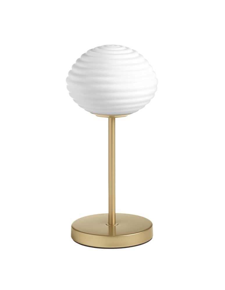 MDC Lampa stołowa CIAO mosiądz mat 1XE27 Ø18 588916101
