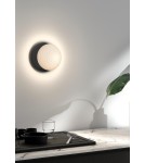 MDC Lampa ścienna CIAO czarny 1xE27 Ø18 588929101