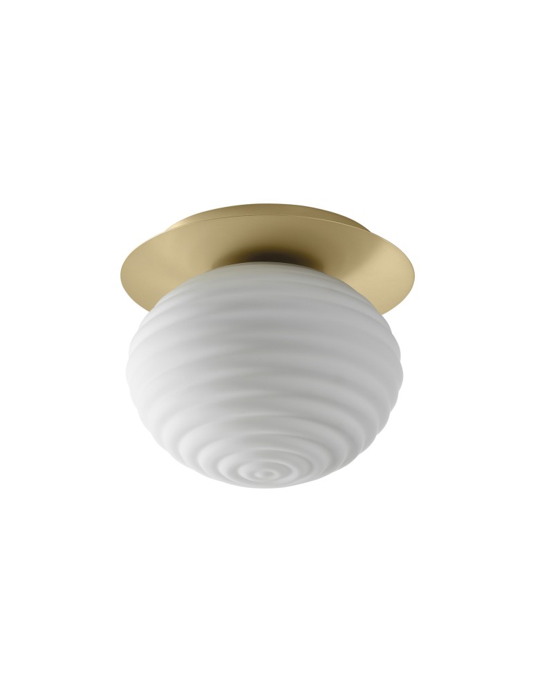 MDC Lampa sufitowa CIAO mosiądz mat 1XE27 Ø24 588936101