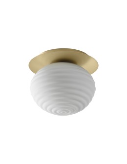 MDC Lampa sufitowa CIAO mosiądz mat 1XE27 Ø24 588936101