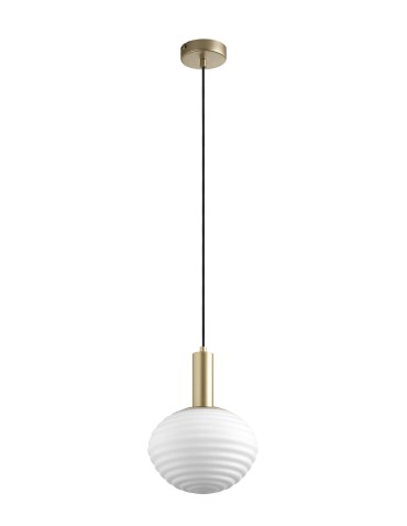 MDC Lampa wisząca CIAO mosiądz mat 1XE27 Ø18 588956101