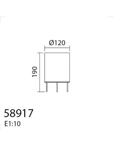 MDC Lampa stołowa ATILA XS naturalny Ø12 1xE27 589175501 - product 2