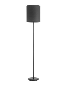 MDC Lampa podłogowa SET czarny  1xE27 abażur czarny 589209104
