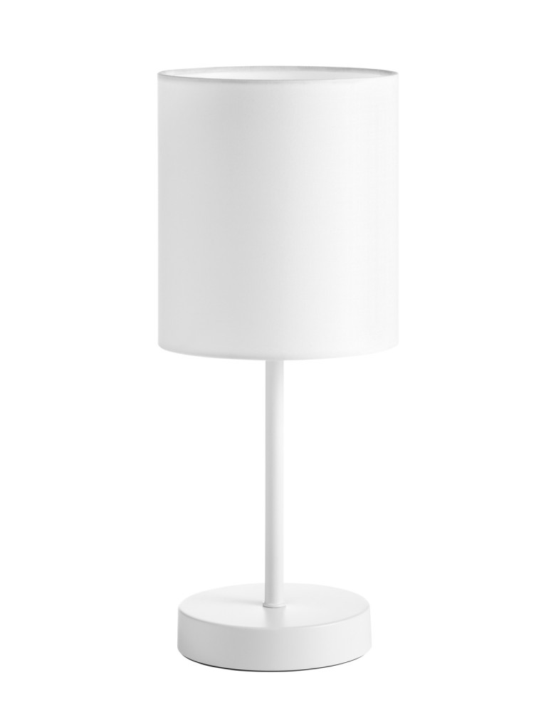 MDC Lampa stołowa SET biały  1xE27 abażur biały 589218104