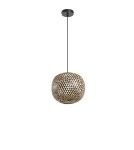 MDC Lampa wisząca KENIA bambus+czarny ø28cm 1xE27 579365401