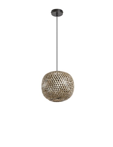 MDC Lampa wisząca KENIA bambus+czarny ø28cm 1xE27 579365401